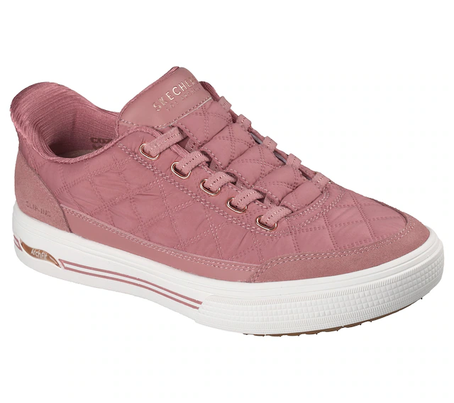 Skechers Slip-On Sneaker »ARCH FIT ARCADE-CUDDLE STEPS« Slipper, Schlupfschuh, Freizeitsneaker mit elastischen Schnürsenkeln