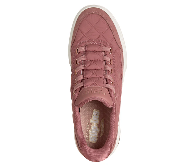 Skechers Slip-On Sneaker »ARCH FIT ARCADE-CUDDLE STEPS« Slipper, Schlupfschuh, Freizeitsneaker mit elastischen Schnürsenkeln