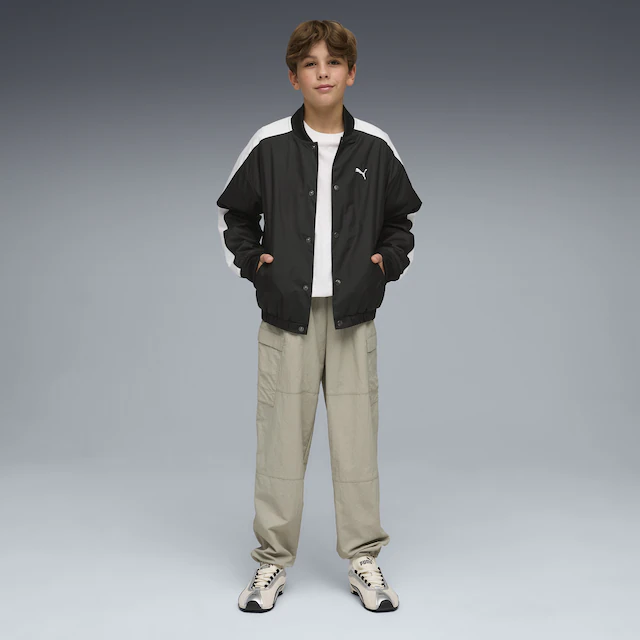 PUMA Sporthose »WARDROBE ESS Relaxed Gewebte Cargohose Jungen«