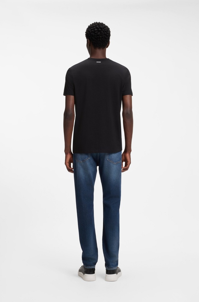 HUGO T-Shirt »HUGO-V« Packung, 2er, V-Ausschnitt, Slim-Fit, HUGO Logo-Print