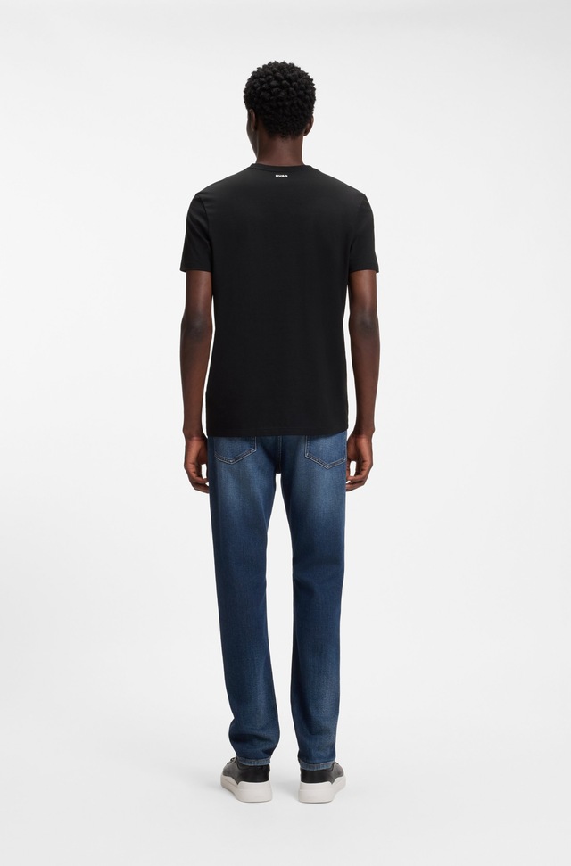 HUGO T-Shirt »HUGO-V« Packung, 2er, V-Ausschnitt, Slim-Fit, HUGO Logo-Print