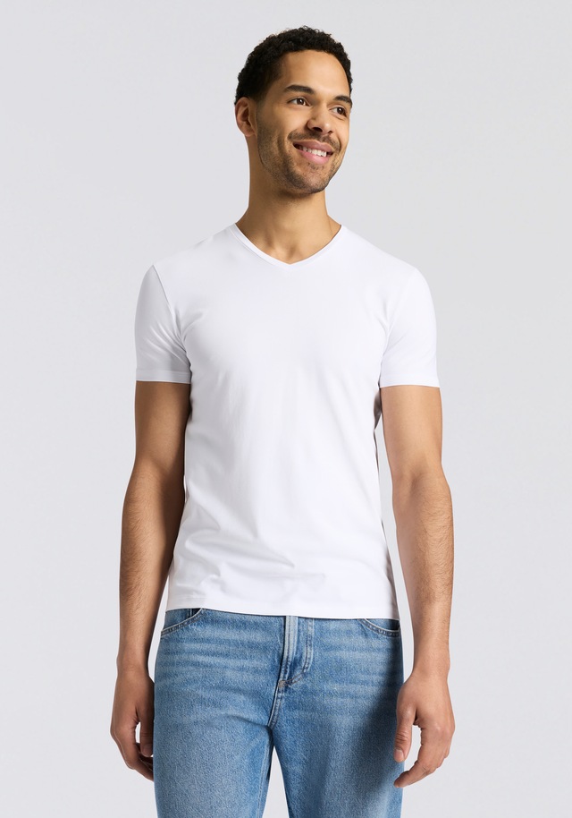HUGO T-Shirt »HUGO-V« Packung, 2er, V-Ausschnitt, Slim-Fit, HUGO Logo-Print
