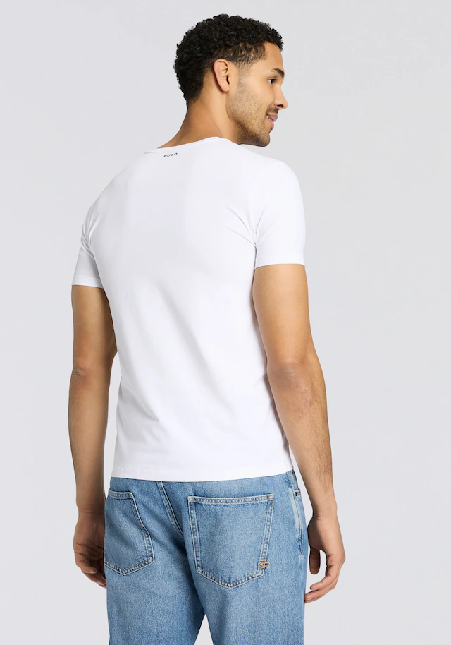 HUGO T-Shirt »HUGO-V« Packung, 2er, V-Ausschnitt, Slim-Fit, HUGO Logo-Print