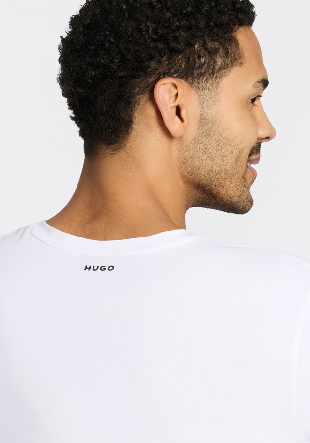 HUGO T-Shirt »HUGO-V« Packung, 2er, V-Ausschnitt, Slim-Fit, HUGO Logo-Print