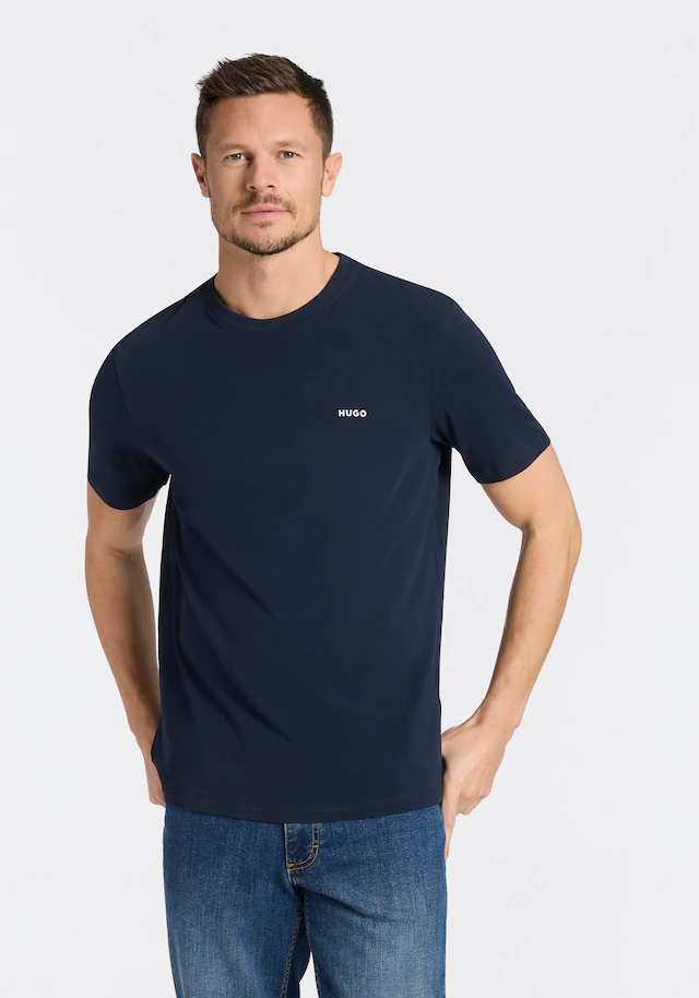 HUGO T-Shirt »Dero« Rundhalsausschnitt, Regular Fit, Basic Must Have