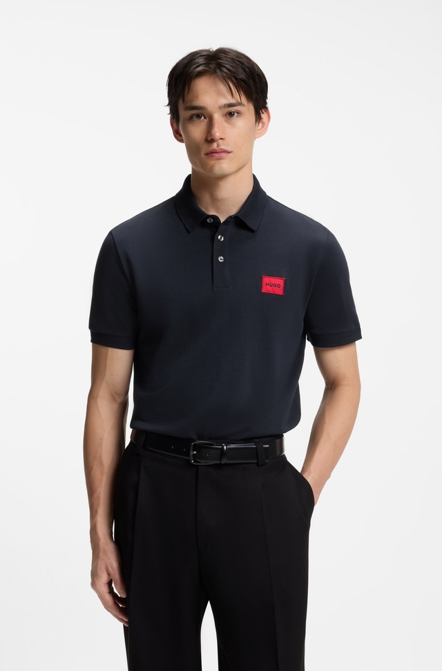 HUGO Poloshirt »Dereso« Slim Fit, Kurzarm, HUGO Weblabel