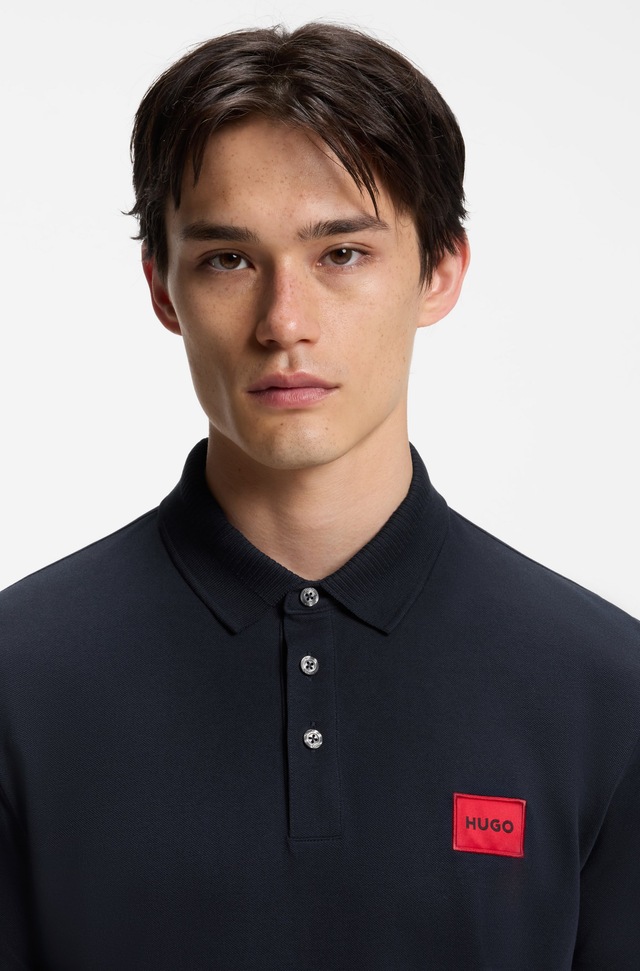 HUGO Poloshirt »Dereso« Slim Fit, Kurzarm, HUGO Weblabel