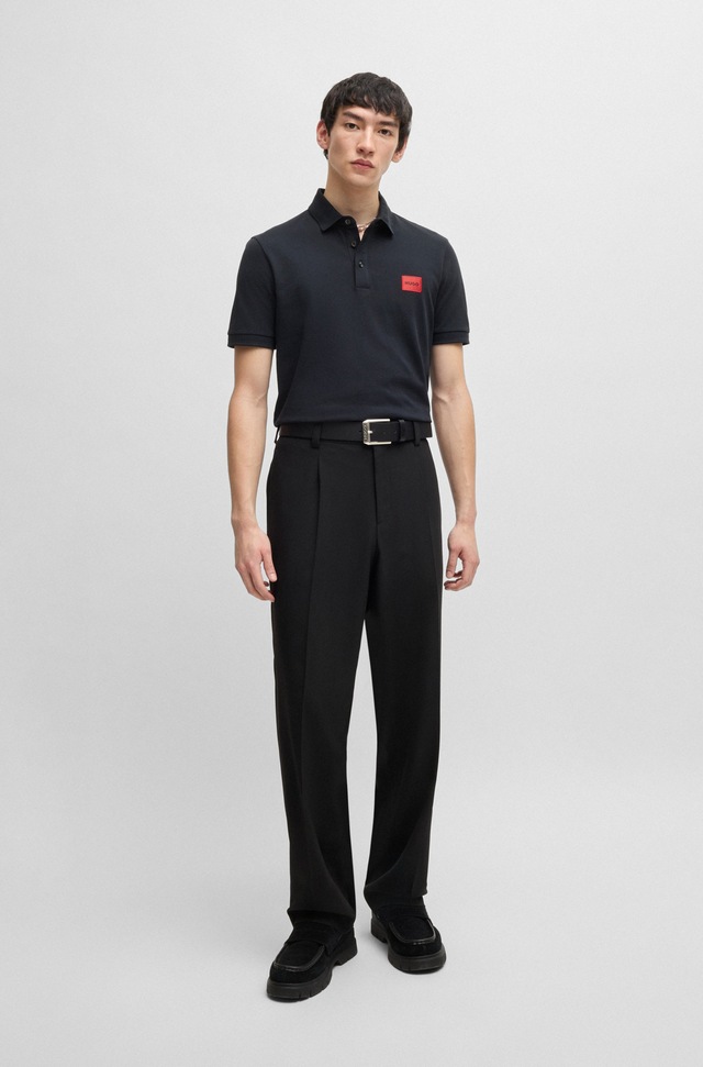 HUGO Poloshirt »Dereso« Slim Fit, Kurzarm, HUGO Weblabel
