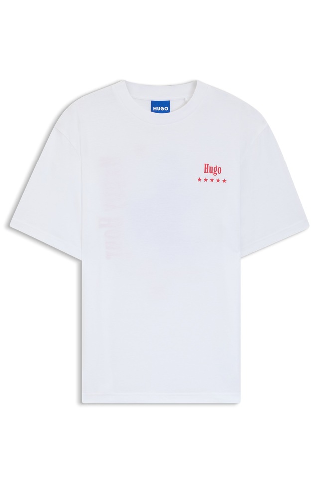 HUGO T-Shirt »Nucavo« mit Artwork, regular fit