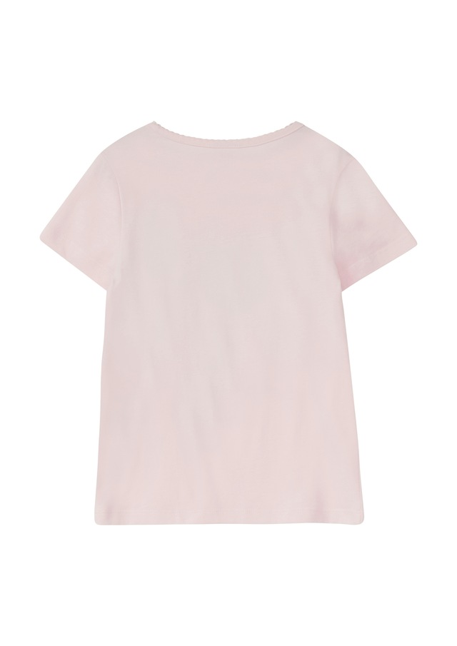 s.Oliver Junior Kurzarmshirt mit Pailletten, für Girls