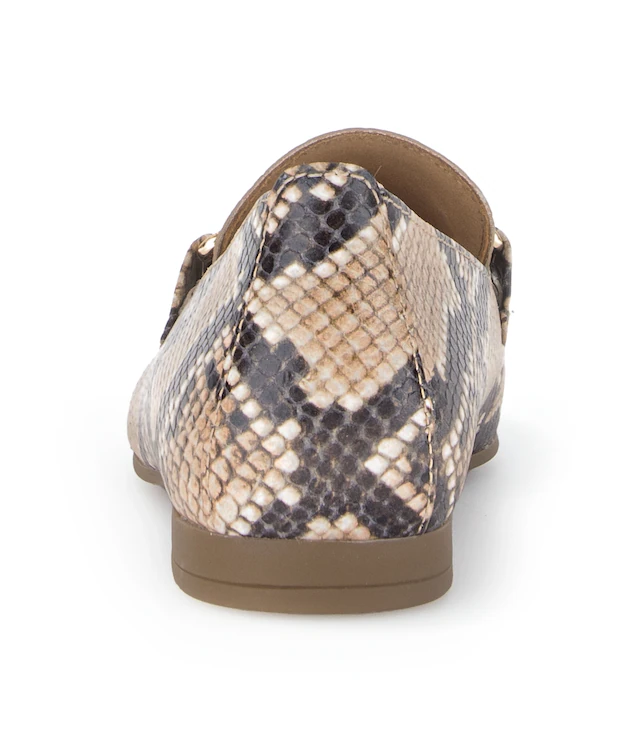 Gabor Slipper Blockabsatz, Businessschuh mit goldfarbenem Schmuck-Zierriegel