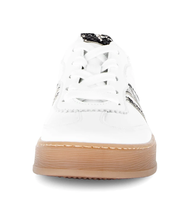 Gabor Plateausneaker »FLORENZ« Freizeitschuh, Halbschuh, Schnürer, im Retrolook, Weite G (=weit)