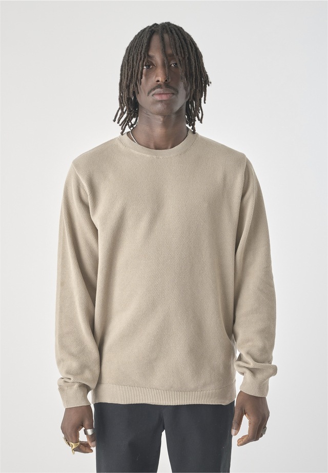 Cleptomanicx Strickpullover »Crewneck Grower« im lockeren Schnitt