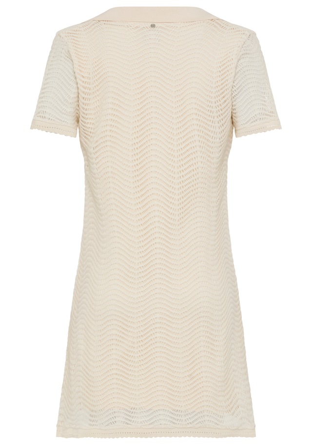 BOSS ORANGE Polokleid »Eloa Premium Damenmode« Häkelkleid in kniefreier Länge