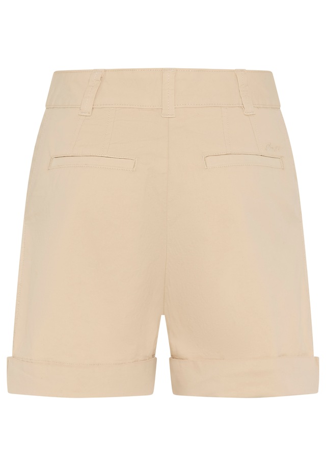 BOSS ORANGE Shorts »Tanessa Premium Damenmode« mit umgeschlagenem Saum, Baumwoll-Twill