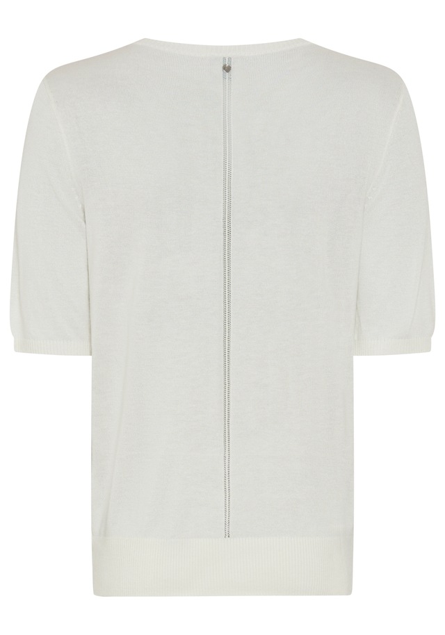 BOSS ORANGE Kurzarmpullover »Fiaffu Premium Damenmode« mit Lochmuster, Kaschmir-Anteil