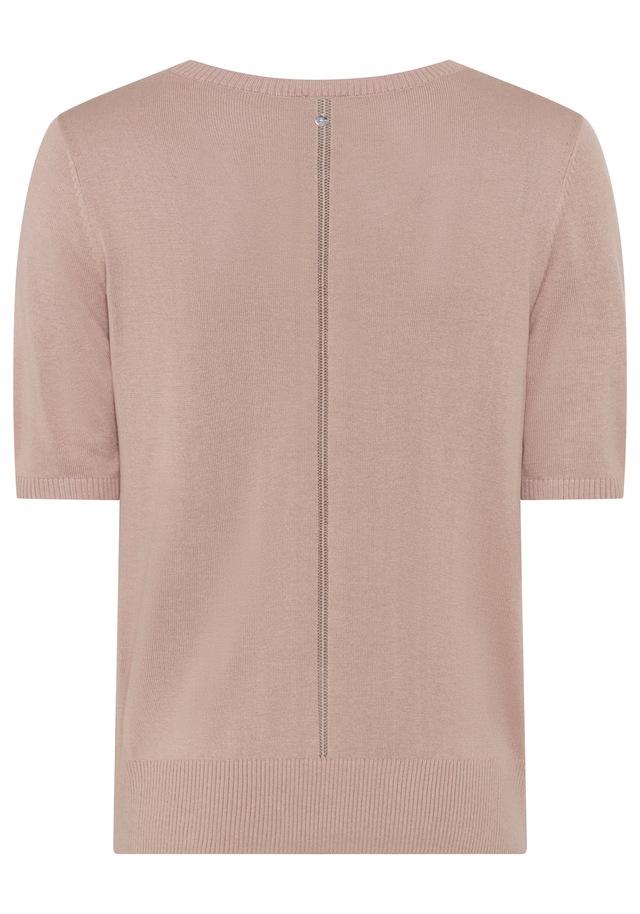 BOSS ORANGE Kurzarmpullover »Fiaffu Premium Damenmode« mit Lochmuster, Kaschmir-Anteil