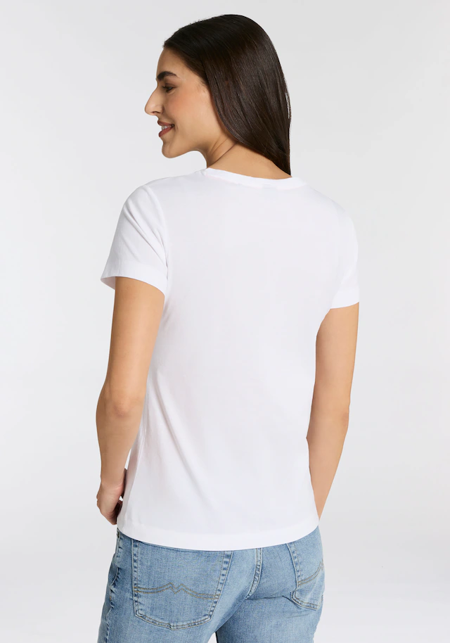 BOSS ORANGE T-Shirt »Elove Premium Damenmode« im Slim Fit, bestickt