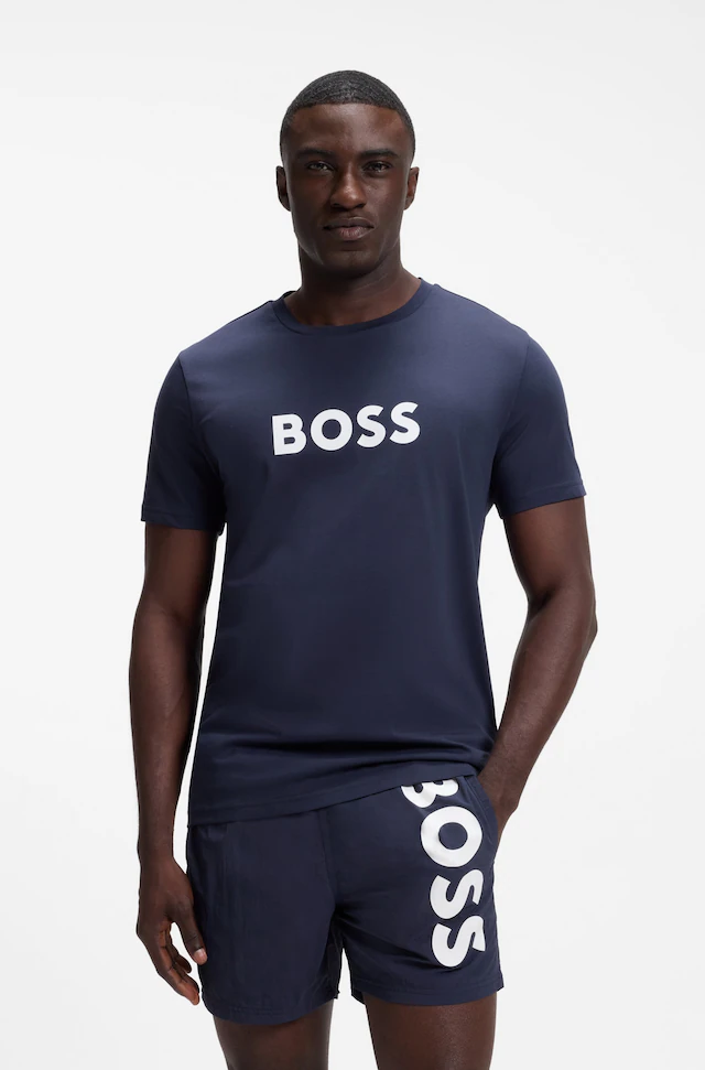 BOSS Strandshirt »T-Shirt RN« mit UV Schutz (SPF 50+), Swimwear