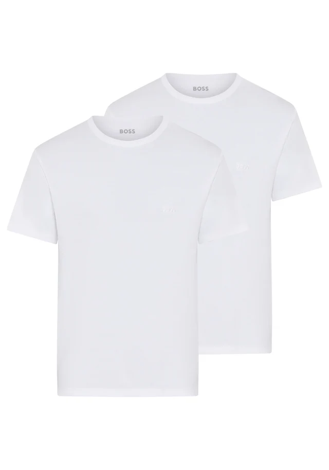 BOSS T-Shirt Ton in Ton Stickerei