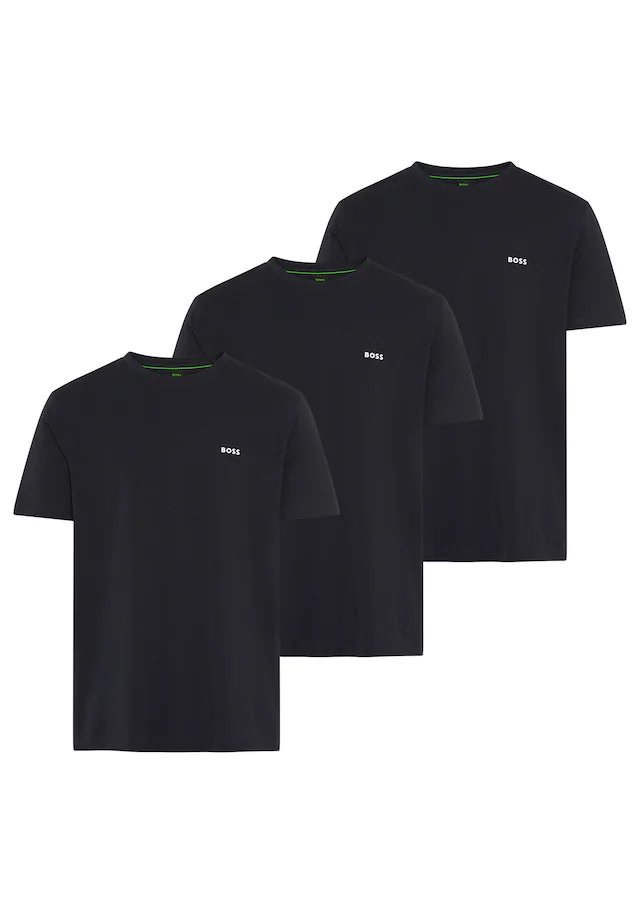 BOSS GREEN T-Shirt »Tee 3Pack Regular Fit« Packung, 3er-Pack, 3 Stretch Jersey Cotton, Logo on Chest, Sparpackung
