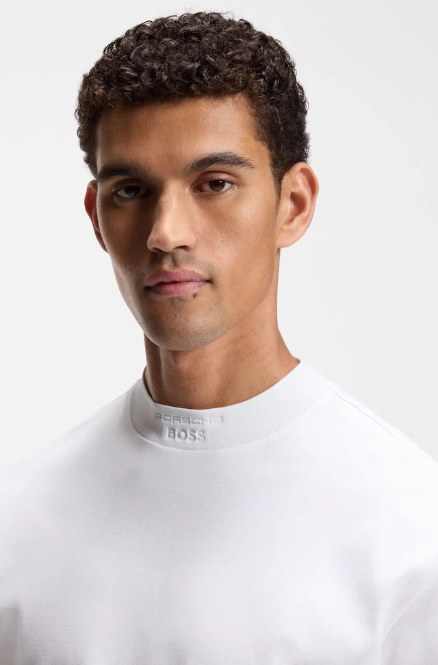BOSS GREEN Stehkragenshirt »Porsche Spirit 70 Capsule Collection« Premium Herrenmode Limited