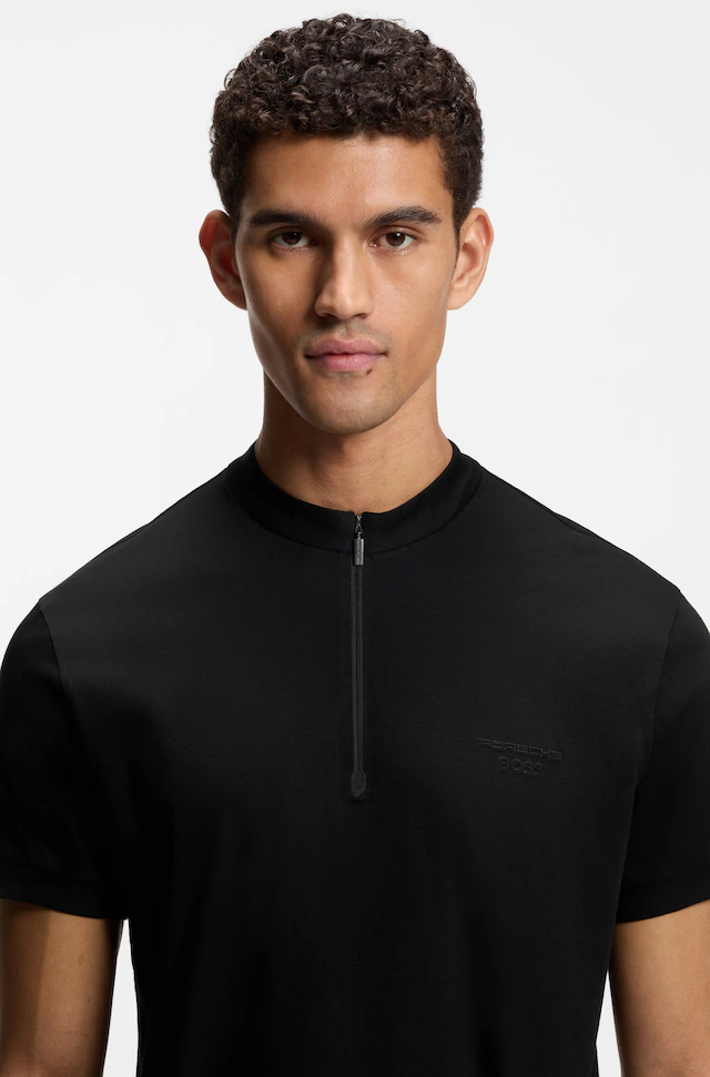 BOSS GREEN Poloshirt »Porsche Spirit 70 Capsule Collection« Premium Herrenmode Innovative Geruchskontroll-Technologie HEIQ MINT