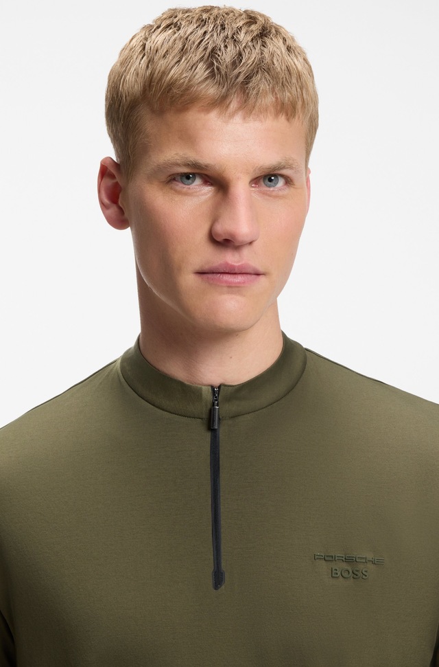 BOSS GREEN Poloshirt »Porsche Spirit 70 Capsule Collection« Premium Herrenmode Innovative Geruchskontroll-Technologie HEIQ MINT