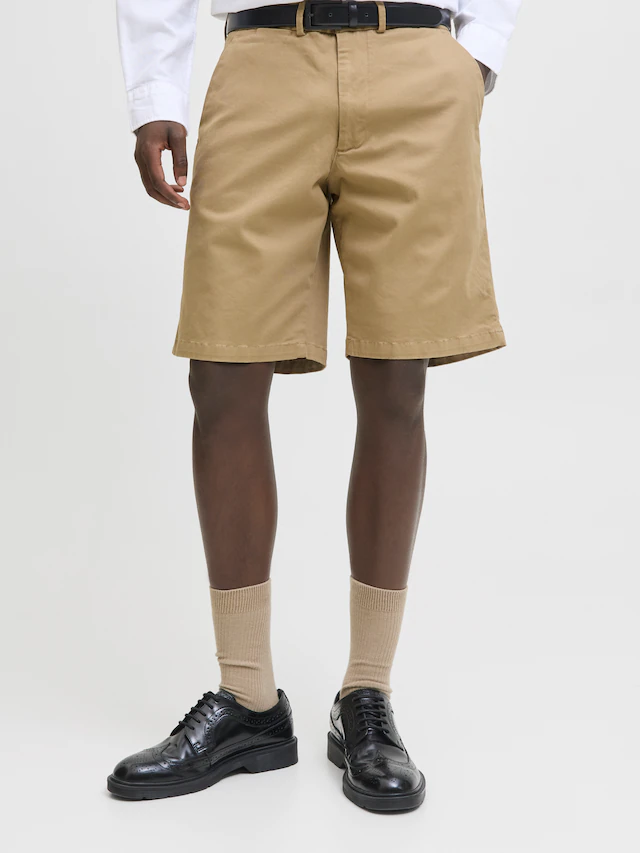 Jack & Jones Chinoshorts »JPSTKARL BARRET CHINO SHORTS MID SN« mit Taschen