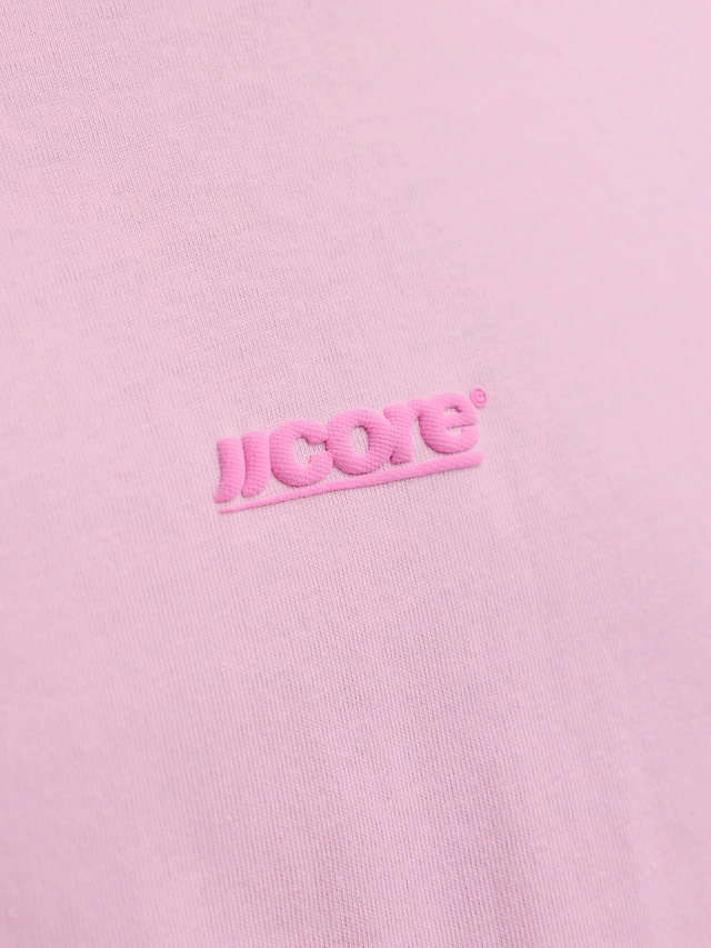 Jack & Jones T-Shirt »JCOCLUB BACK TEXT PRNT TEE SS CREW SN« mit Print