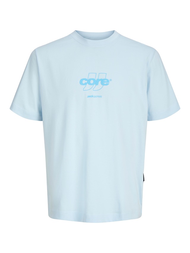 Jack & Jones T-Shirt »JCOCLUB FRONT PRINT TEE SS CREW SN« mit Print