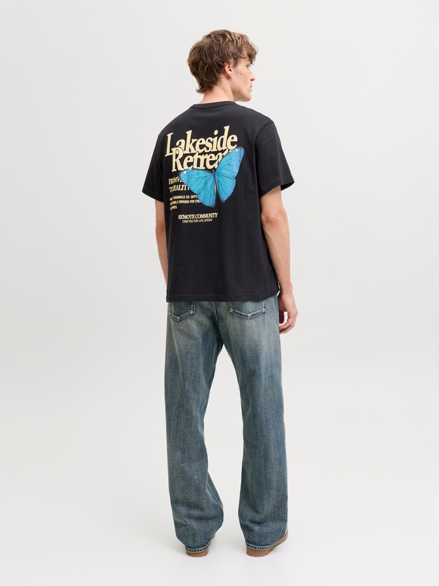 Jack & Jones T-Shirt »JORMONTAUK MULTICOLOR GRAPHIC TEE CN«