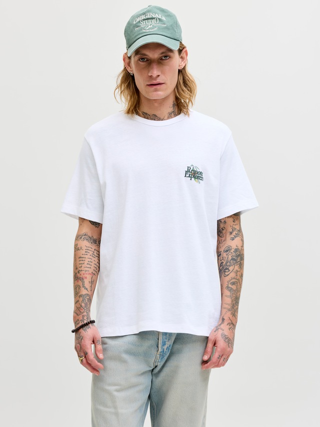 Jack & Jones T-Shirt »JORMONTAUK MULTICOLOR GRAPHIC TEE CN«