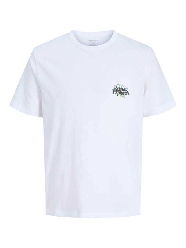 Jack & Jones T-Shirt »JORMONTAUK MULTICOLOR GRAPHIC TEE CN«