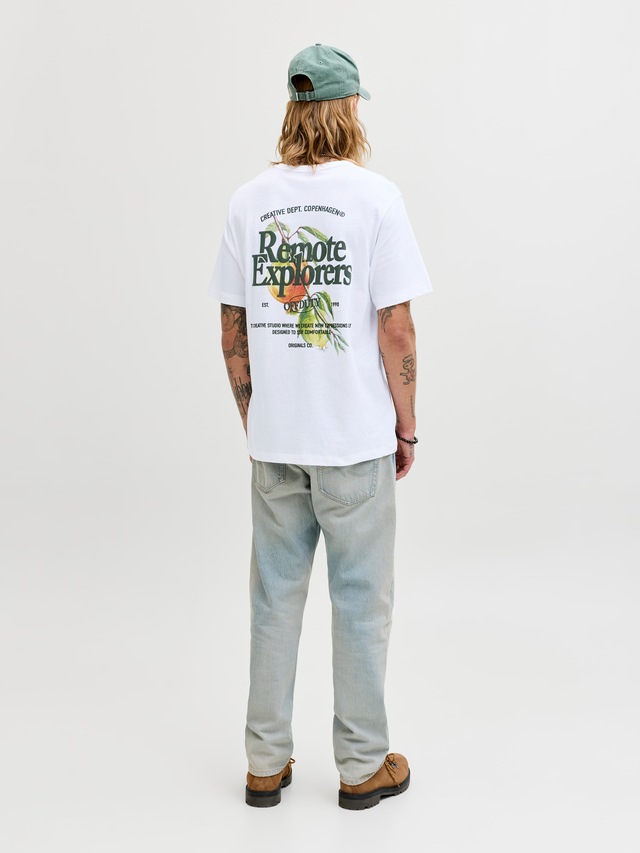Jack & Jones T-Shirt »JORMONTAUK MULTICOLOR GRAPHIC TEE CN«