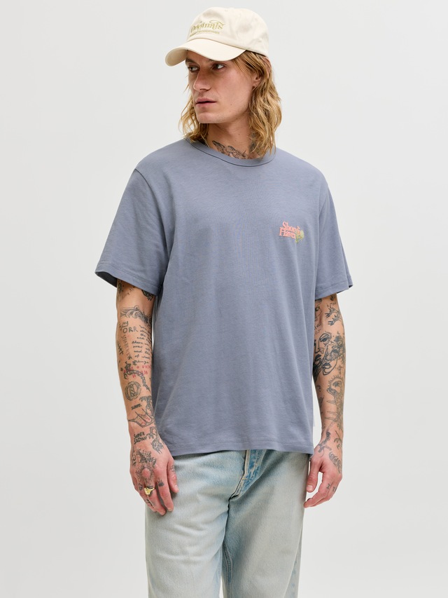 Jack & Jones T-Shirt »JORMONTAUK MULTICOLOR GRAPHIC TEE CN«