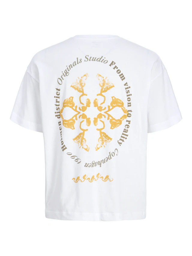 Jack & Jones T-Shirt »JORMONTAUK BACK GRAPHIC TEE SSCN EA26 SN« Baumwolle, locker geschnitten