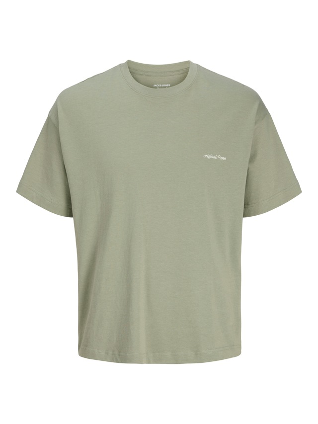 Jack & Jones T-Shirt »JORMONTAUK BACK GRAPHIC TEE SSCN EA26 SN« Baumwolle, locker geschnitten