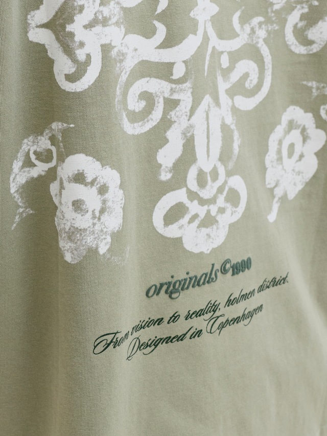 Jack & Jones T-Shirt »JORMONTAUK BACK GRAPHIC TEE SSCN EA26 SN« Baumwolle, locker geschnitten