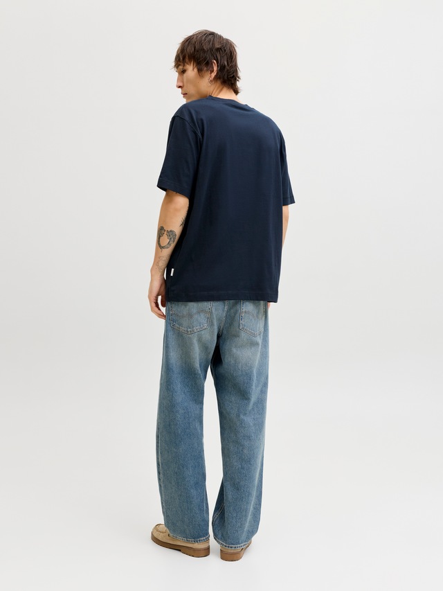 Jack & Jones T-Shirt »JORNORREBRO PHOTO TEE SS CREW NECK« Baumwolle, relaxed fit