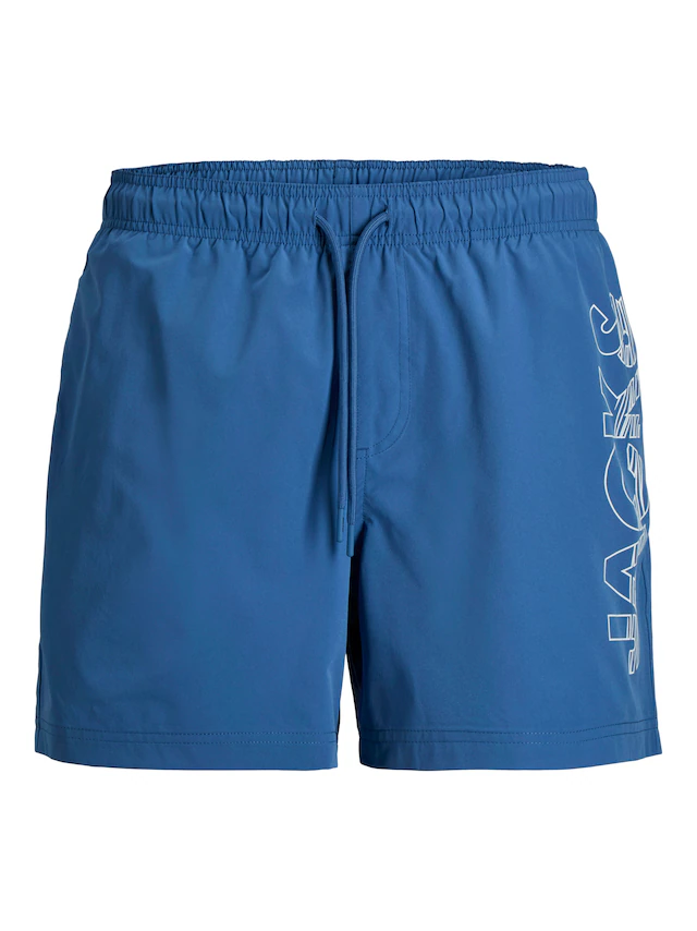 Jack & Jones Badeshorts »JPSTMAUI WAVE LOGO SWIM SHORTS SN« Kunstfaser, normal geschniten