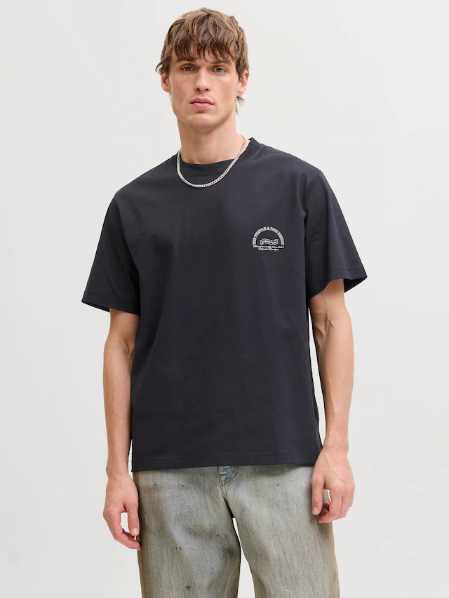 Jack & Jones T-Shirt »JORMONTAUK PHOTO BACK TEE SS CN«