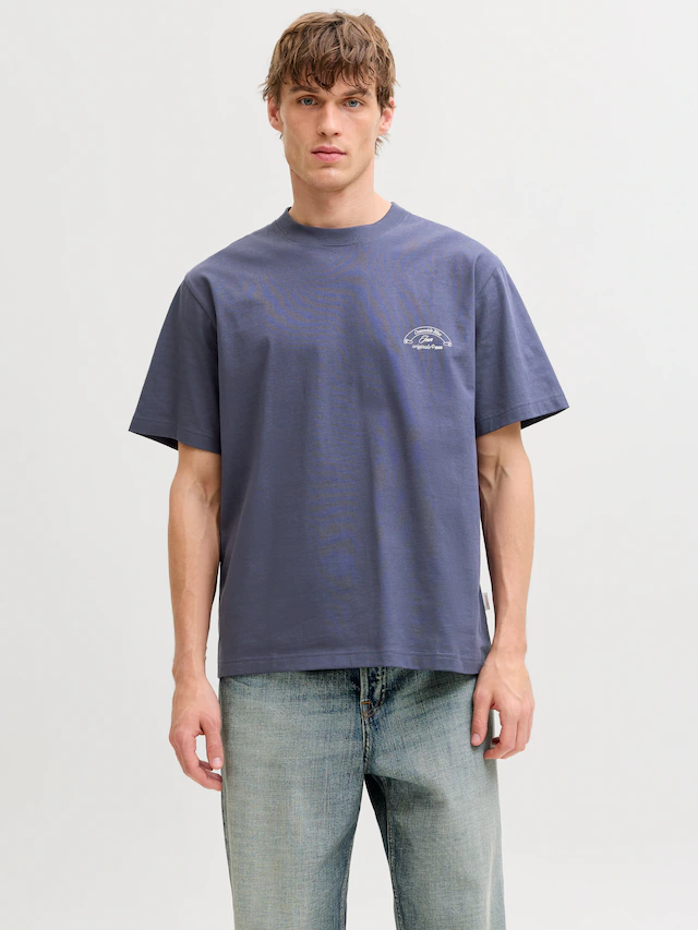 Jack & Jones T-Shirt »JORMONTAUK PHOTO BACK TEE SS CN«