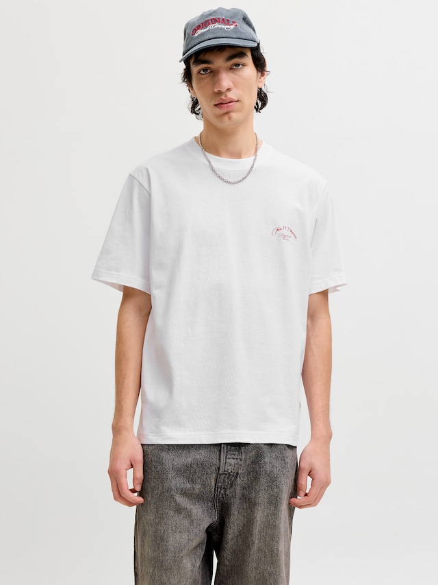 Jack & Jones T-Shirt »JORMONTAUK PHOTO BACK TEE SS CN«