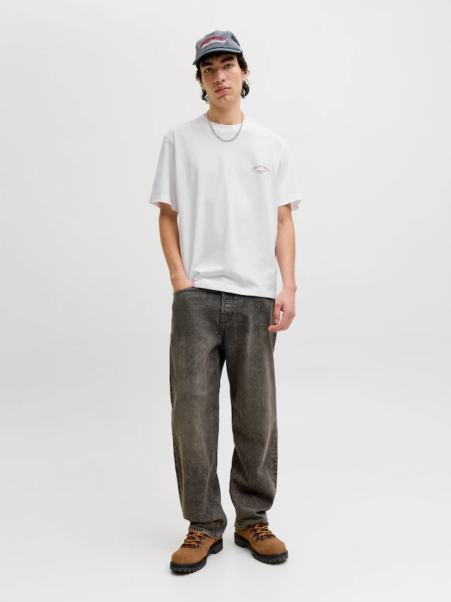 Jack & Jones T-Shirt »JORMONTAUK PHOTO BACK TEE SS CN«