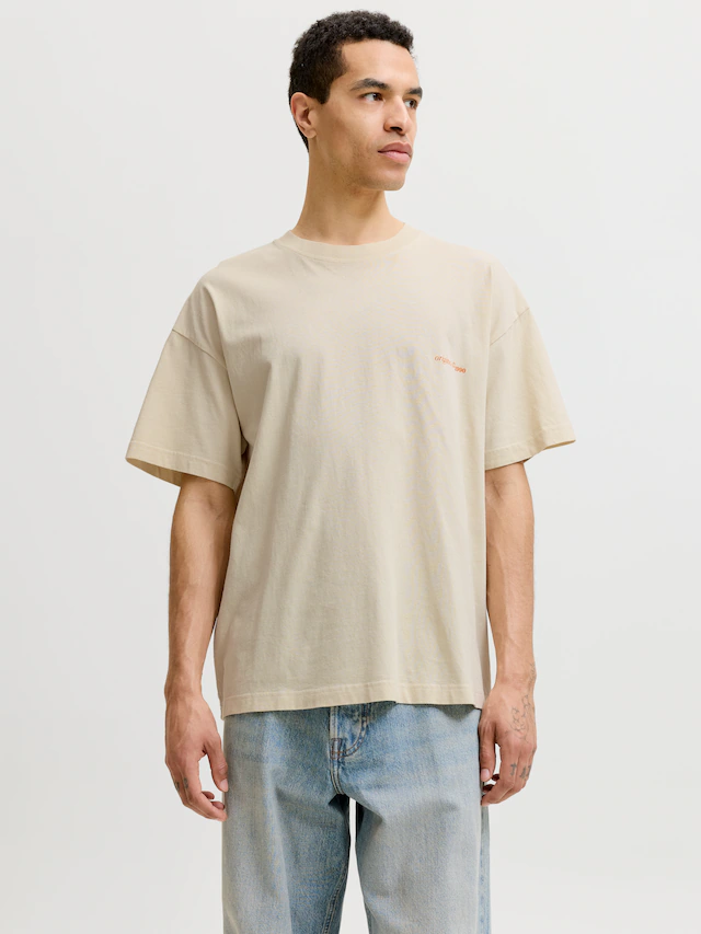 Jack & Jones T-Shirt »JORMAINE WASHED BACK TEE SS CREW NECK«