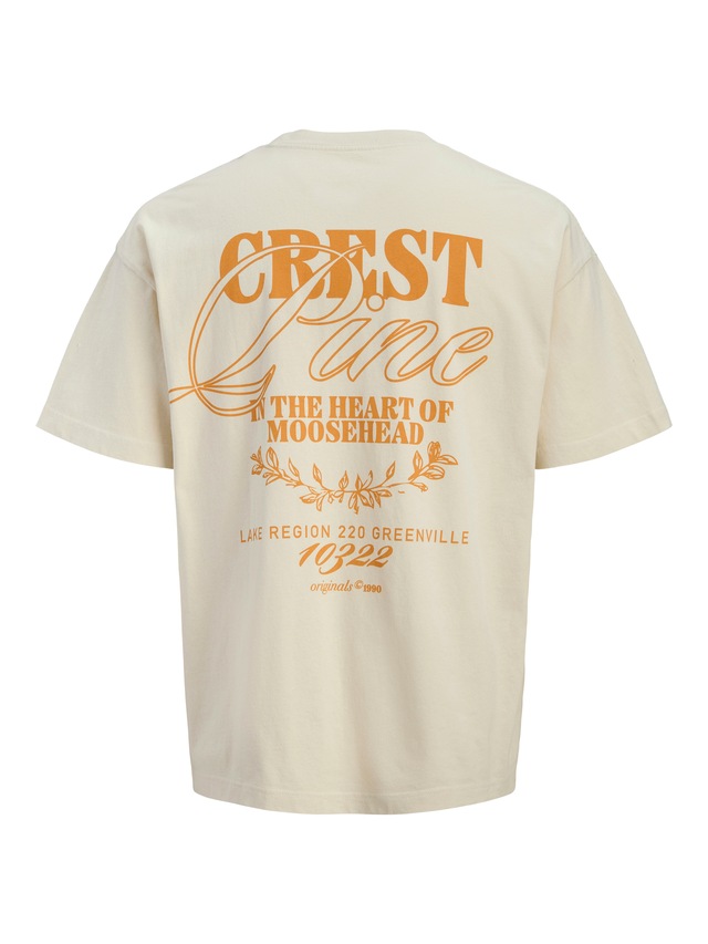 Jack & Jones T-Shirt »JORMAINE WASHED BACK TEE SS CREW NECK«