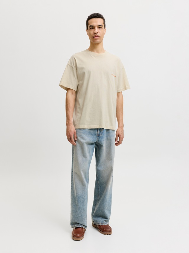 Jack & Jones T-Shirt »JORMAINE WASHED BACK TEE SS CREW NECK«