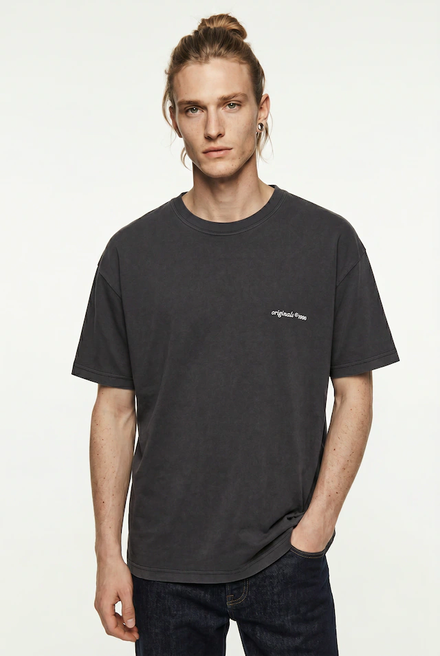 Jack & Jones T-Shirt »JORMAINE WASHED BACK TEE SS CREW NECK«