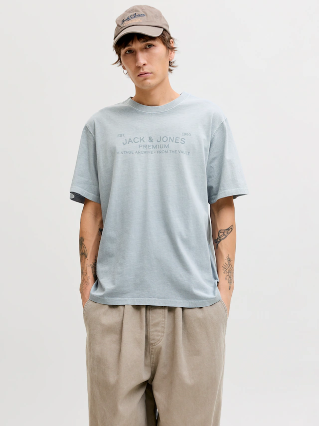 Jack & Jones T-Shirt »JPRBLUAIDEN SS TEE« Baumwolle, regular fit